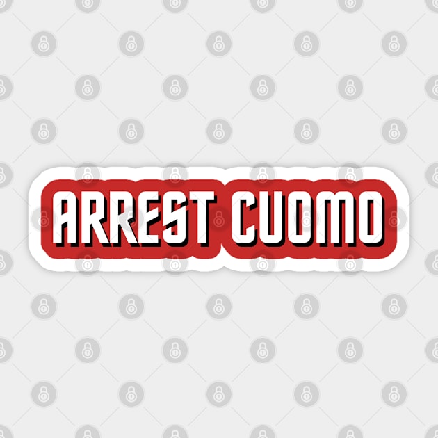 Arrest Cuomo Sticker by Arts-lf